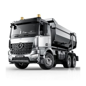 DOUBLE E Autocarro con Cassone Ribaltabile Mercedes-Benz Arocs Scala 1:20 RTR