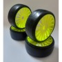 SP RACING Gomme 1/8 GT  4 gomme  Soft con cerchio Giallo
