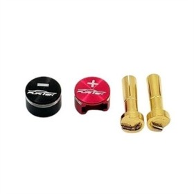 FURITEK Connettori Plug 4mm con cappuccio in alluminio Rosso-Nero per estrazione facilitata (2)