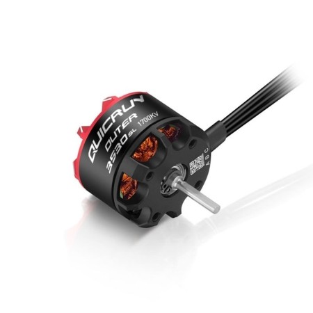 Hobbywing Quicrun Outer 3530SL 1700kV motore brushless x Scaler 1:10