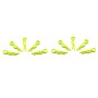 Piccola clip per  1/10 - giallo fluorescente (10) ARROWMAX