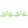 Piccola clip per corpo 1/10 - verde fluorescente (10) ARROWMAX