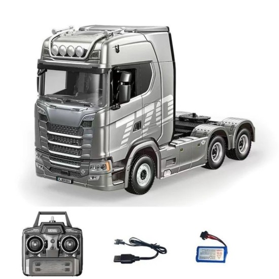 HUINA CH1501G Camion RC Scania 770S V8 1:18 Grigio
