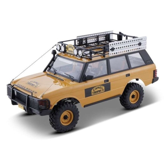 FMS FMS11044RSYL-SP Land Rover Range Rover FCX10 1:10 giallo - RS 2.4GHz RTR Serie Camel Trophy