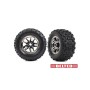 Gomme Sledgehammer "BELTED" incollate su cerchi 3.8" Cromati Neri (2)
