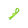 Clip per carrozzeria Robitronic, colore verde fluorescente per 1/10 (10 pezzi)
