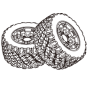Hyper Go Gomme e cerchi 14207 1/14 Coppia