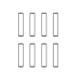 Pin trascinatori Ruote  (8 pezzi) Hyper Go 1/14