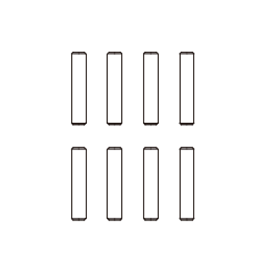 Pin trascinatori Ruote  (8 pezzi) Hyper Go 1/14