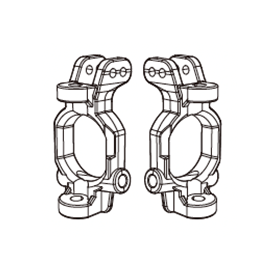 Supporto barilotti anteriori 1/7 Hyper Go