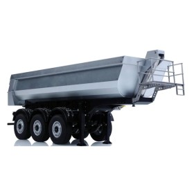 HUINA SCANIA K770S KABOLITE semirimorchio 3 assi in metallo silver 1/14