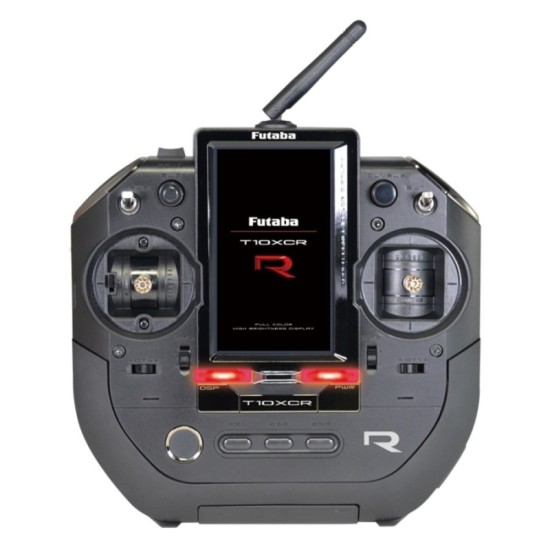 FUTABA Radiocomando TX 10XCR con Ricevitore R404SBS-E