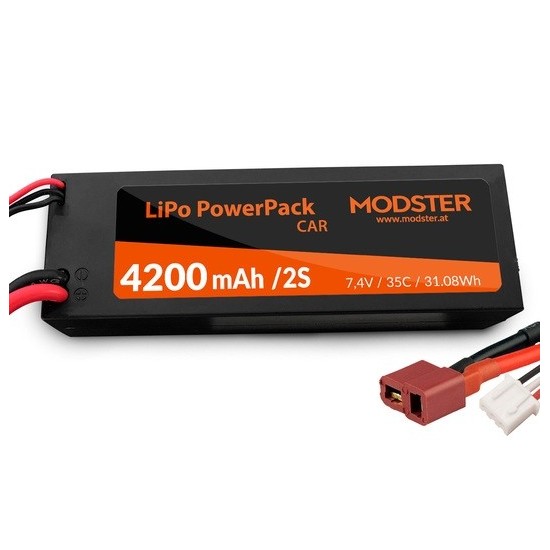 Batteria LiPo MODSTER 2S 7,4V 4200 mAh 35C