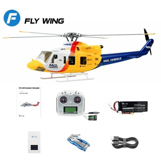 Elicottero Flywing Bell 412 classe 470 con controller stabilizzato GPS ACE