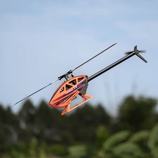 Elicottero Fly Wing FW450L V3 con Controller di Volo H-ACE GPS pronto al volo RTF Orange con Batteria e Caricabatterie