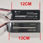 Batteria originale Fly Wing da 5000mAh di dimensioni ridotte per BELL412/UH-1