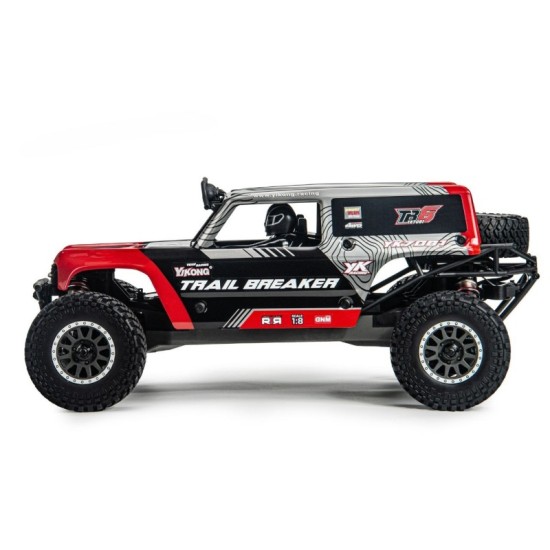 YIKONG TB8 YK7081A Trail Breaker camion RC rosso/grigio scala 1/8 4WD brushless RTR