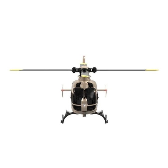 RC ERA C123 EC135 Elicottero RC Flybarless RTF Brown con Gyro 6 Assi e Quota Barometrica