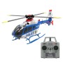 RC ERA C123 EC135 Elicottero RC RTF Flybarless 1:36 Blu/Bianco con Gyro 6 Assi