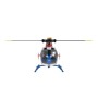 RC ERA C123 EC135 Elicottero RC RTF Flybarless 1:36 Blu/Bianco con Gyro 6 Assi
