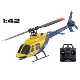 RC ERA A60 Bell 206 Yellow Elicottero RC 1:42 Stabilizzato con Giroscopio, Flusso Ottico e Mantenimento Altitudine