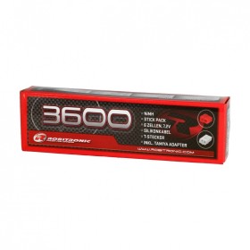 Robitronic Stick Pack NiMh 7.2v 3600mha con spinetta Tamiya & T-plug