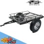 Yeah Racing carrello in acciaio con balestre a 2 ruote gommate