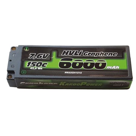 BATTERIA  MAX PRO KarboPower Graphene HVLi 7,6 6000 150c