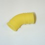raccordo filtro aria 1/10 in silicone giallo