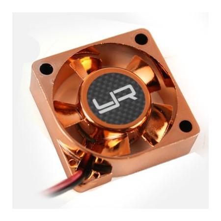 Yeah Racing Ventola Tornado High-Speed 30×30 5V./0.28A ARANCIO