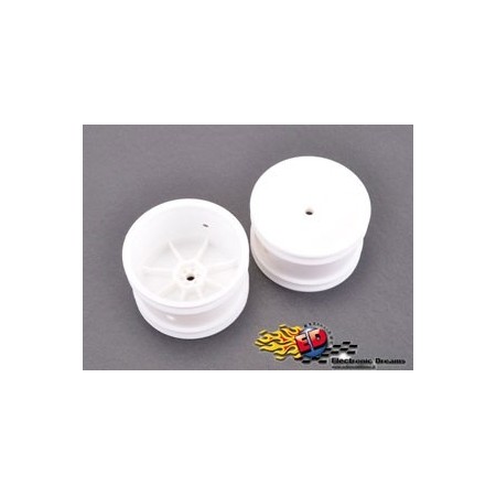 1/10 off-road cerchio posteriore bianco esagono 12mm