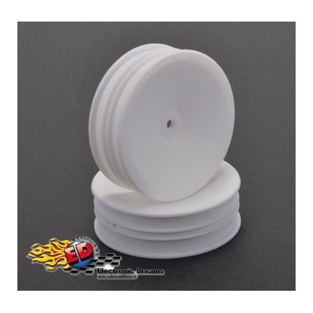 1/10 off-road cerchio anteriore bianco 2wd slim esagono 12mm