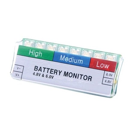 venom battery monitor 4,8v. 6,0v.
