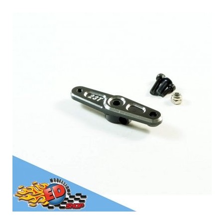 sworkz uni-design aluminium throttle servo horn 23t squadretta servo gas/freno in alluminio (sanwa)