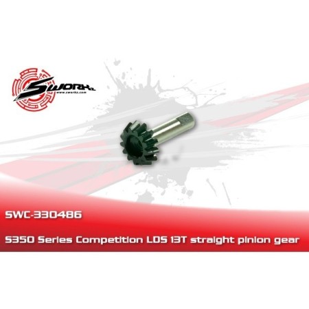 s-workz s350 lds pignone competition 13t in acciaio