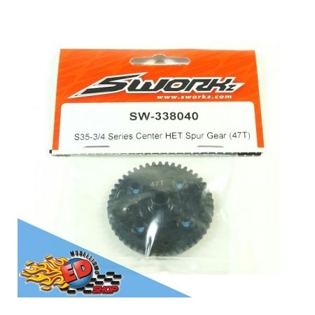 sworkz center het spur gear (47t)