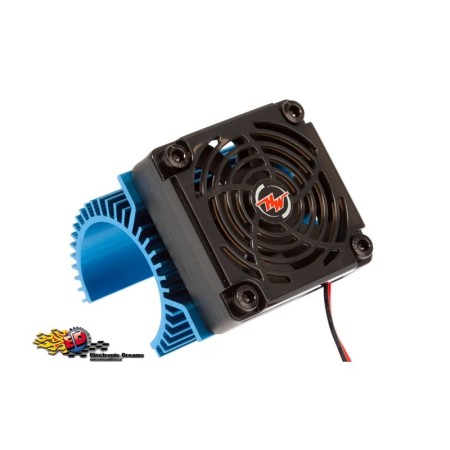 hobbywing dissipatore in alluminio con ventola per motori diametro 36mm con ventola 50x50x10 86080120