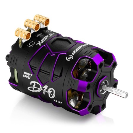 Hobbywing XERUN D10 13.5T Purple Motore Brushless Sensored DRIFT 30401139