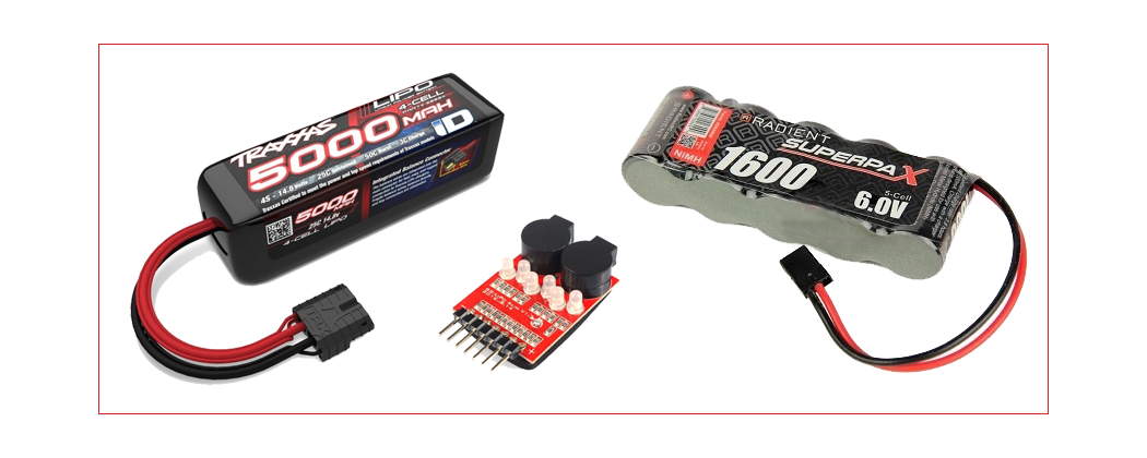BATTERIE per Modellismo Ricaricabili, Spinotti ed Accessori